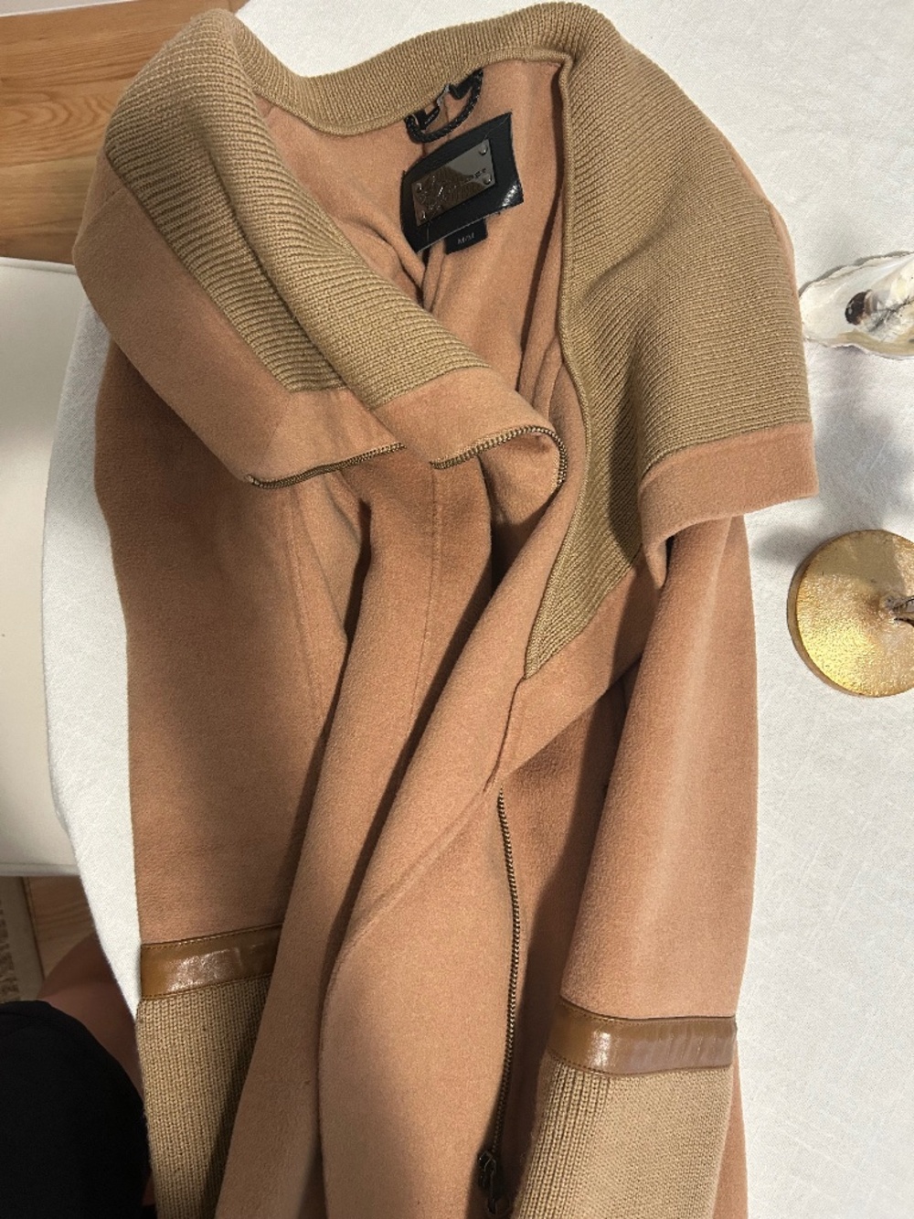 Camel wool jacket
